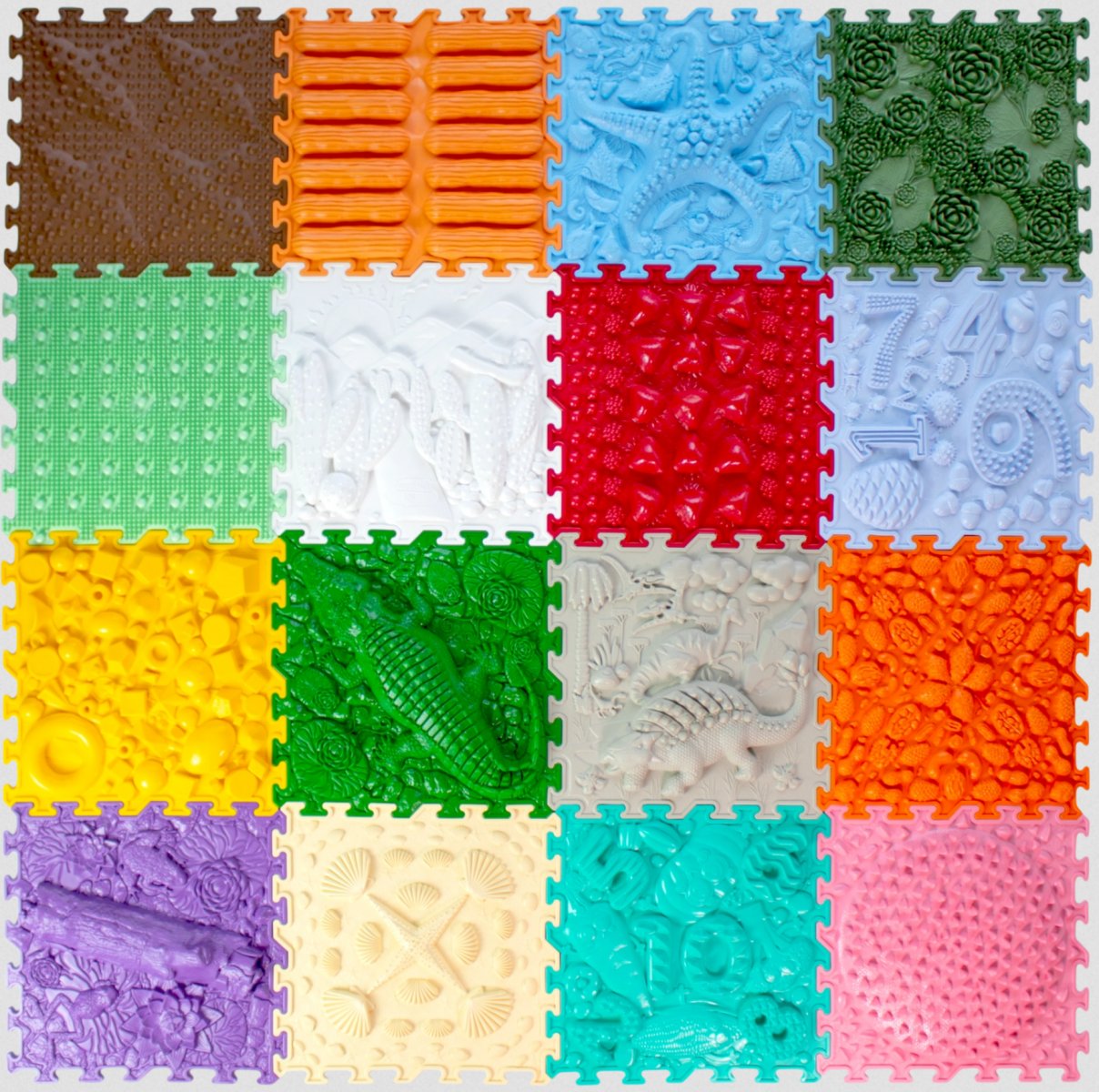 Orto Nature Puzzle Matten Set Joyful Land