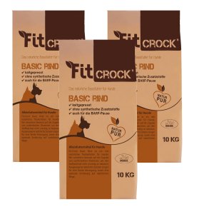 cdVet Fit-Crock Basic Rind Mini 3 x 10kg - natrliches 