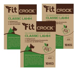 cdVet Fit-Crock Classic Lamm Maxi 3 x 10kg, natrliches